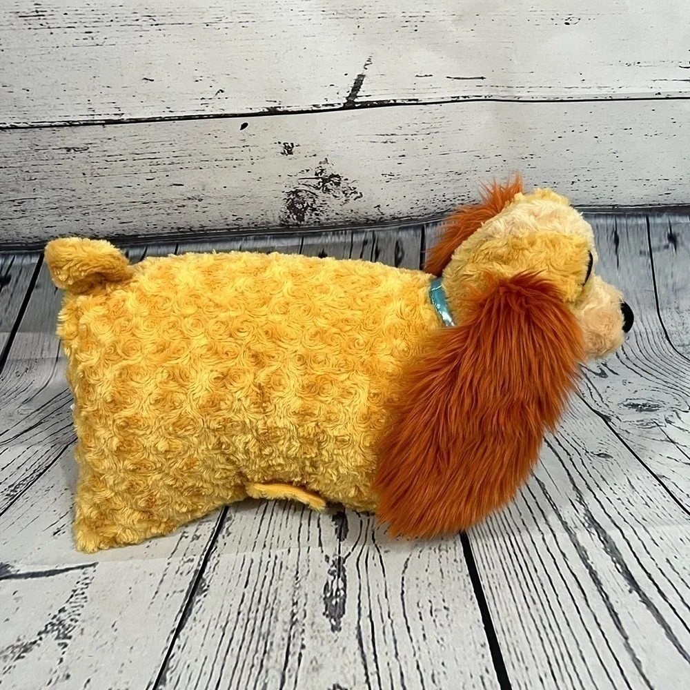 Lady and the Tramp pillow pet Disney Parks & NWT 9” plush Tramp stuffed animal - Picture 5 of 14